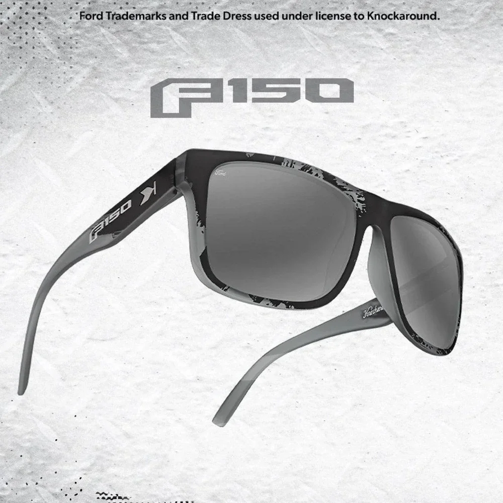 Knockaround Torrey Pines Frosted Splatter Ford F-150 Polarized Sunglasses 58-18